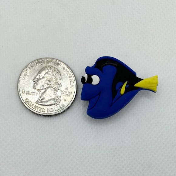 BOGO! Crocs Style Shoe Charms Jibbitz Disney Finding Nemo Dory Crush 3pc Set NEW - Picture 4 of 5